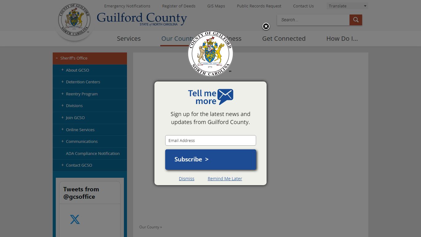Sheriff's Office | Guilford County, NC